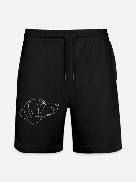 Rhodesian Ridgeback - Stanley/Stella Unisex Bio Joggingshorts Trainer - Schwarz