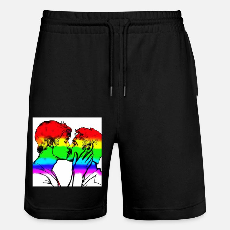 Embrasser les hommes - Short de jogging bio TRAINER Stanley/Stella unisexe - noir