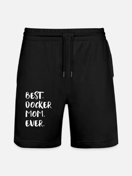 Docker - Short de jogging bio TRAINER Stanley/Stella unisexe - noir