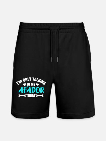 Afador - Stanley/Stella Trainer Unisex Organic Jogging Shorts - black