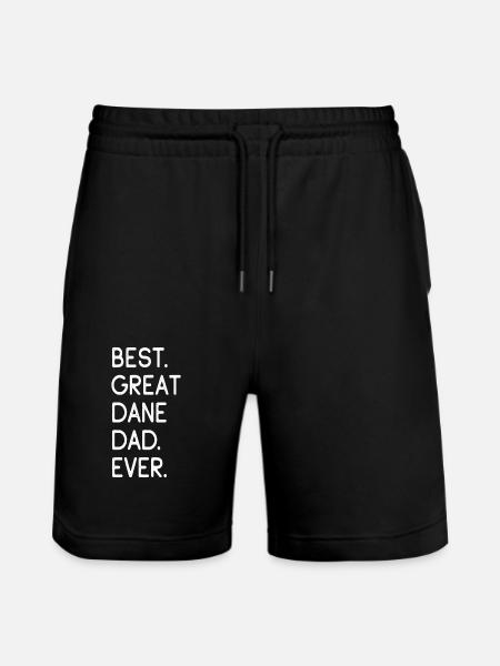 Deutsche Dogge Great Dane - Stanley/Stella Trainer Unisex Organic Jogging Shorts - black