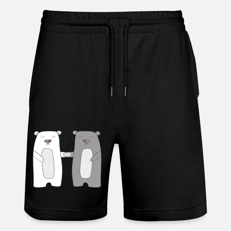 Ours - Short de jogging bio TRAINER Stanley/Stella unisexe - noir
