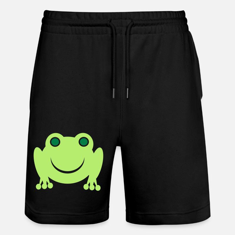 Frosch - Short de jogging bio TRAINER Stanley/Stella unisexe - noir