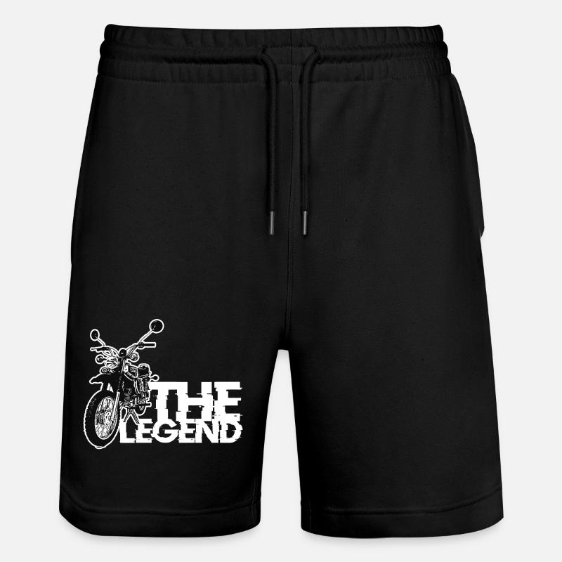Simson - S51 - Enduro - The Legend - Stanley/Stella Unisex Bio Joggingshorts Trainer - Schwarz