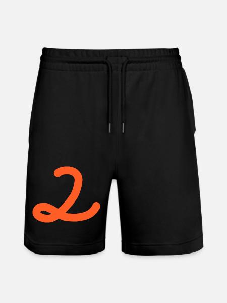 2 Numéro deux - Short de jogging bio TRAINER Stanley/Stella unisexe - noir