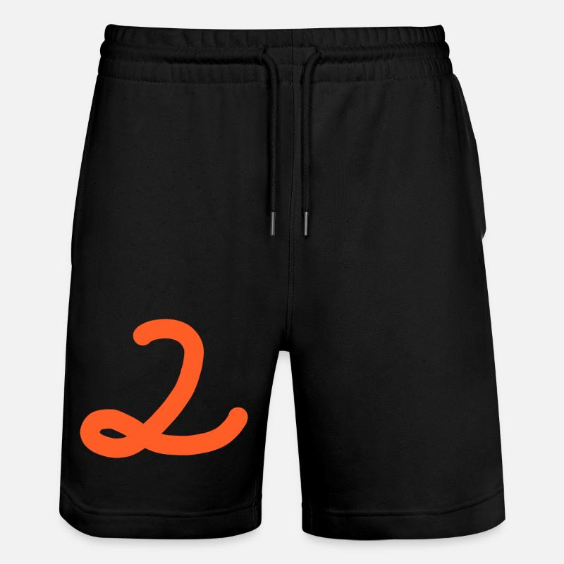 2 Numéro deux - Short de jogging bio TRAINER Stanley/Stella unisexe - noir