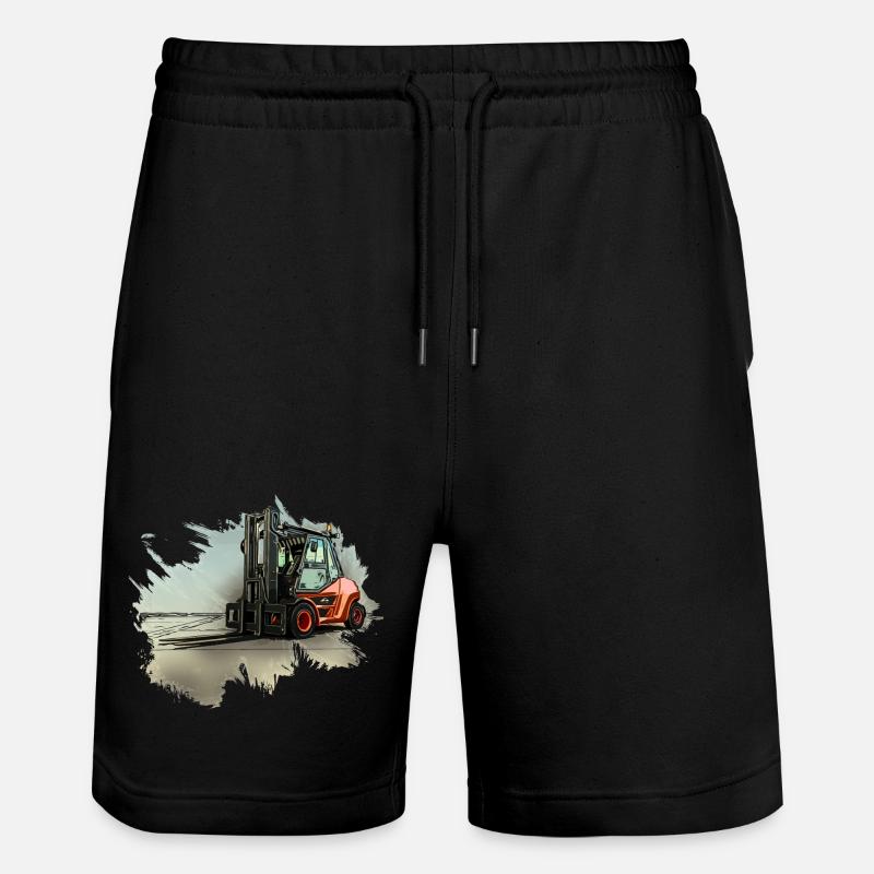 Chariot élévateur - Short de jogging bio TRAINER Stanley/Stella unisexe - noir