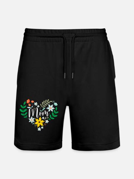 Beste Mutter aller Zeiten - Stanley/Stella Unisex Bio Joggingshorts Trainer  - Schwarz