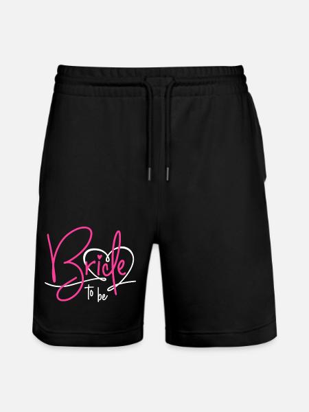 Bride to be - Stanley/Stella Unisex Bio Joggingshorts Trainer - Schwarz