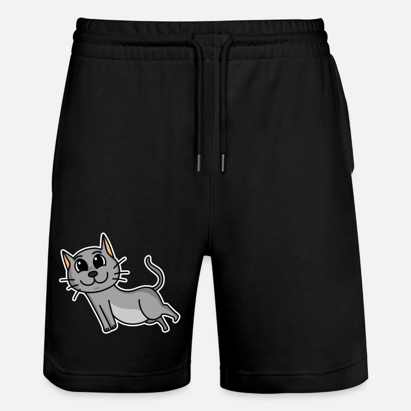 Chat - Short de jogging bio TRAINER Stanley/Stella unisexe - noir