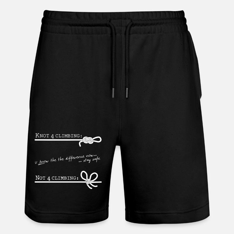 Escalade K-not 4 - purewhite - DIGITAL - Short de jogging bio TRAINER Stanley/Stella unisexe - noir
