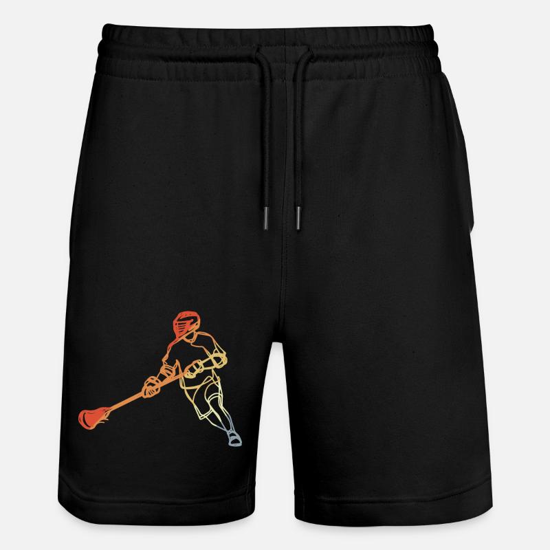 Fan de crosse style rétro - Short de jogging bio TRAINER Stanley/Stella unisexe - noir