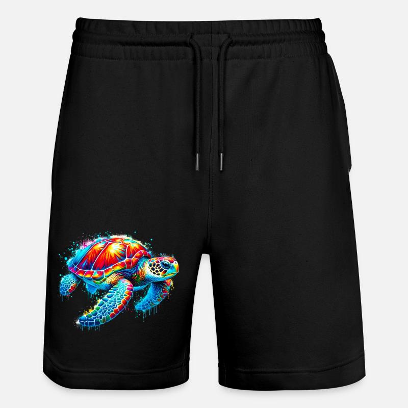 Tortue - Short de jogging bio TRAINER Stanley/Stella unisexe - noir