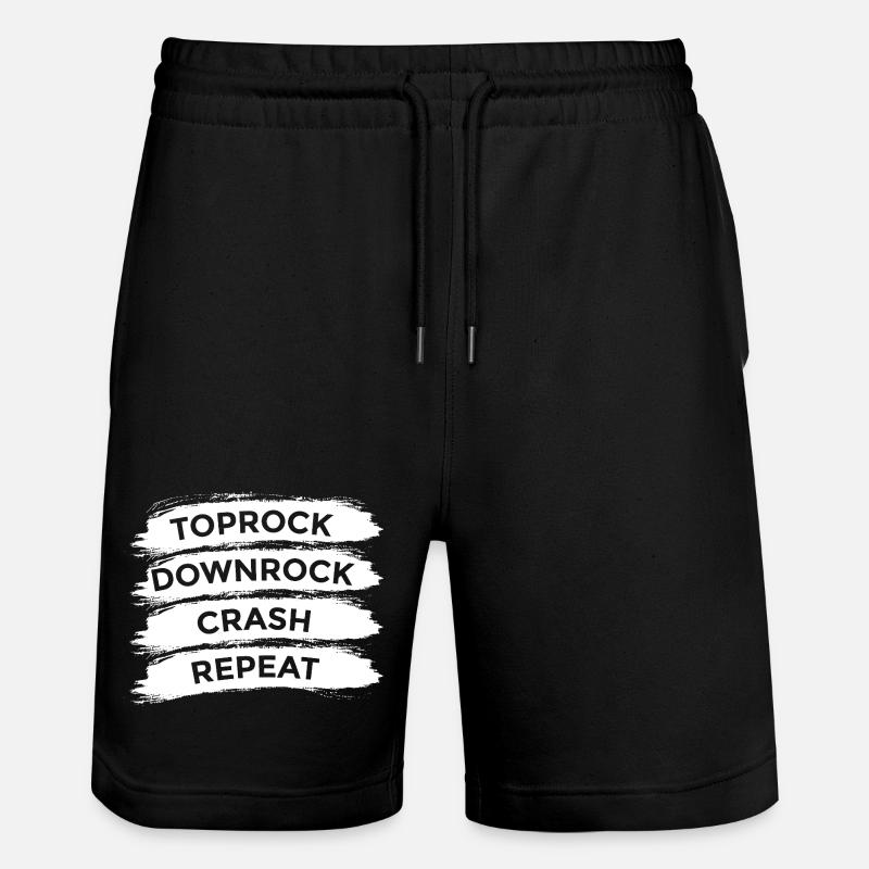 Breakdance Techniken - Stanley/Stella Unisex Bio Joggingshorts Trainer  - Schwarz