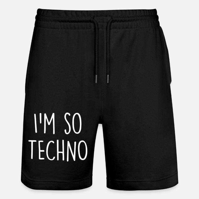 Techno - Short de jogging bio TRAINER Stanley/Stella unisexe - noir