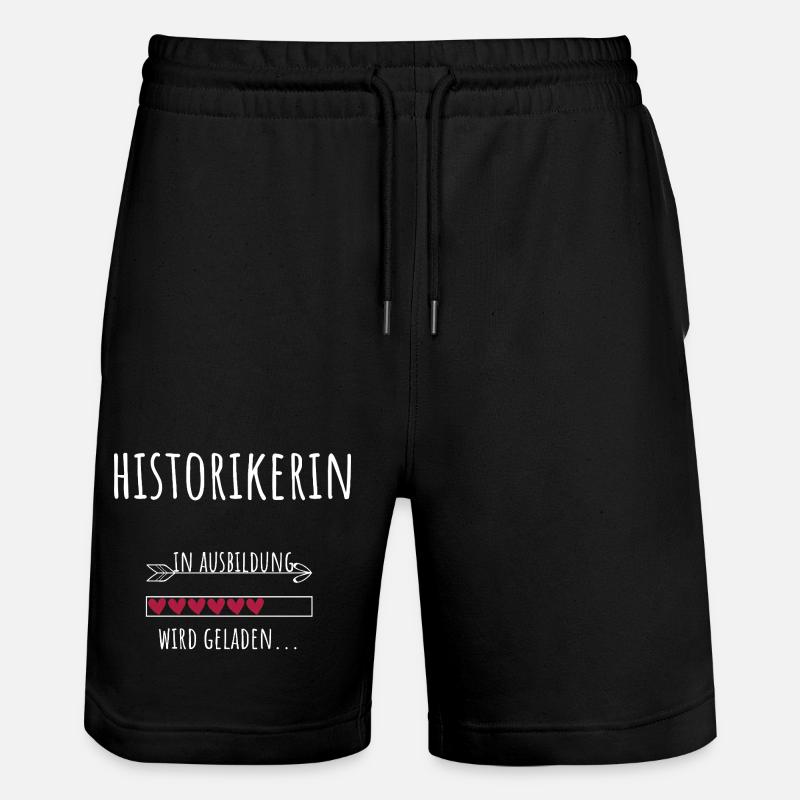 Historian Student Profession Education - Stanley/Stella Trainer Unisex Organic Jogging Shorts - black