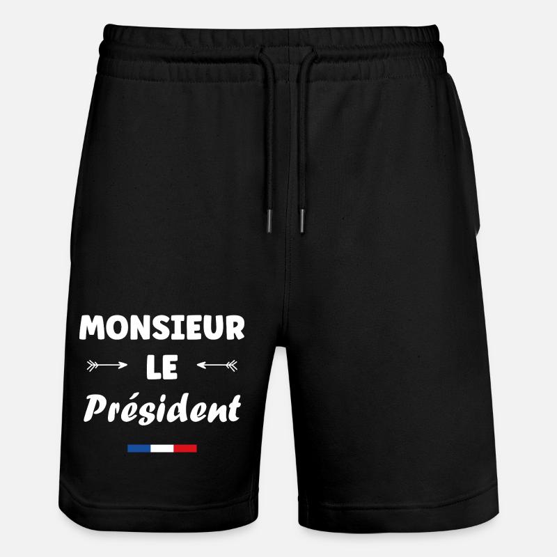 Président - Short de jogging bio TRAINER Stanley/Stella unisexe - noir