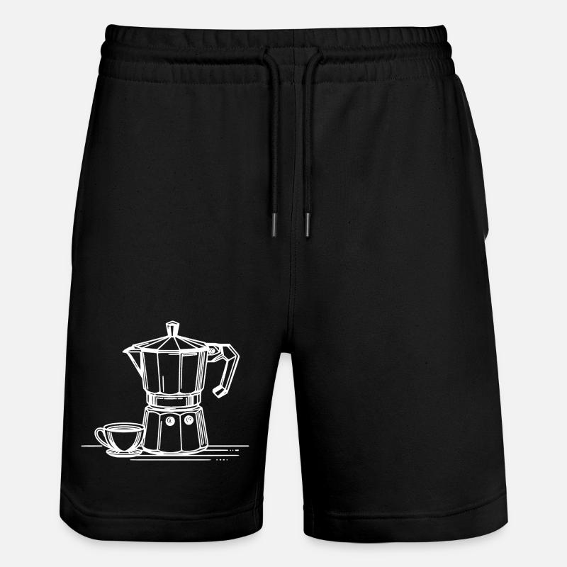Bialetti - Short de jogging bio TRAINER Stanley/Stella unisexe - noir