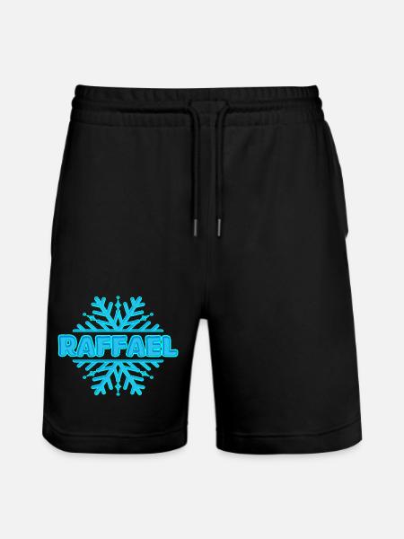 First name Raffael - Stanley/Stella Trainer Unisex Organic Jogging Shorts - black