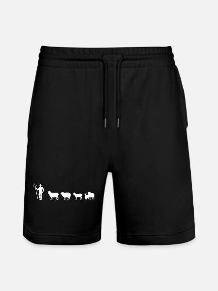 Je mouton mes disciples - Short de jogging bio TRAINER Stanley/Stella unisexe - noir