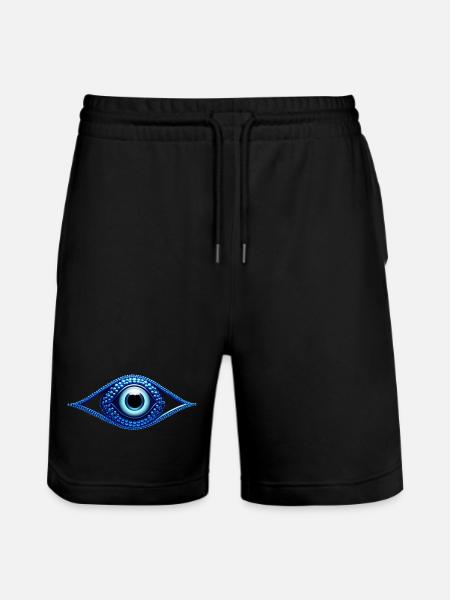 Nazar Blick - Stanley/Stella Unisex Bio Joggingshorts Trainer - Schwarz