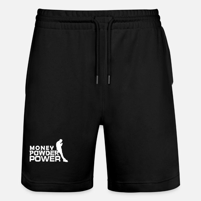 MPP blanc - Short de jogging bio TRAINER Stanley/Stella unisexe - noir