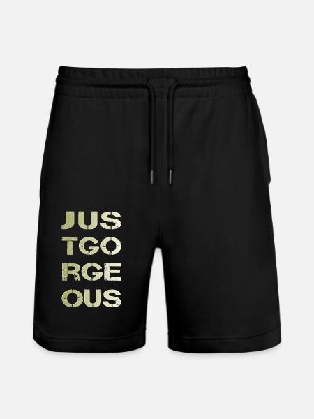 just gorgeous - Stanley/Stella Unisex Bio Joggingshorts Trainer  - Schwarz