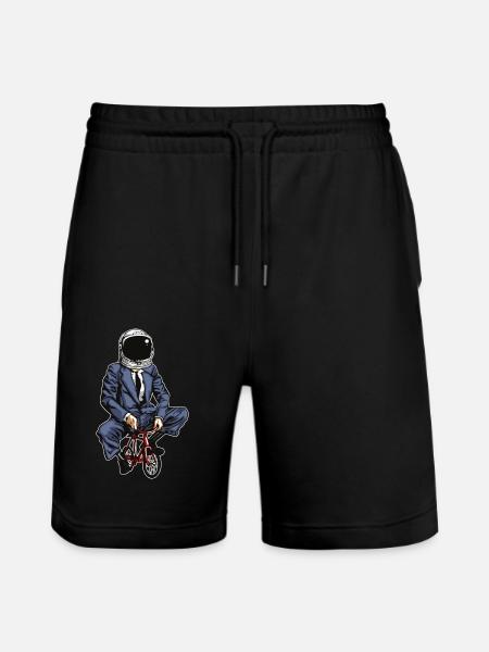 Fahrrad - Stanley/Stella Unisex Bio Joggingshorts Trainer - Schwarz