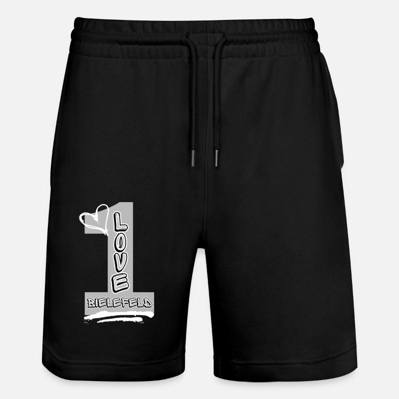 Amour Bielefeld - Short de jogging bio TRAINER Stanley/Stella unisexe - noir