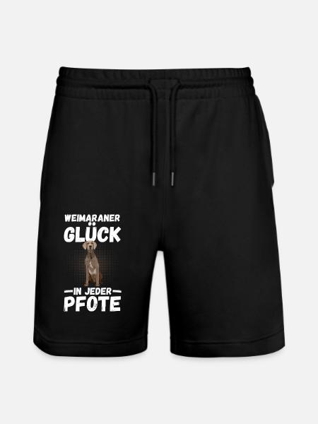Braque de Weimar chien - Short de jogging bio TRAINER Stanley/Stella unisexe - noir