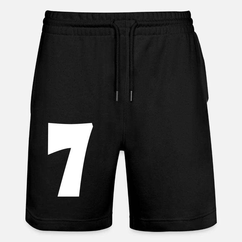 Sieben - Stanley/Stella Unisex Bio Joggingshorts Trainer - Schwarz