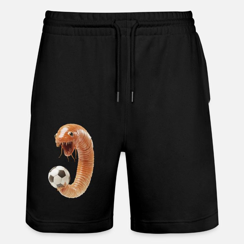 Wurm - Stanley/Stella Unisex Bio Joggingshorts Trainer  - Schwarz