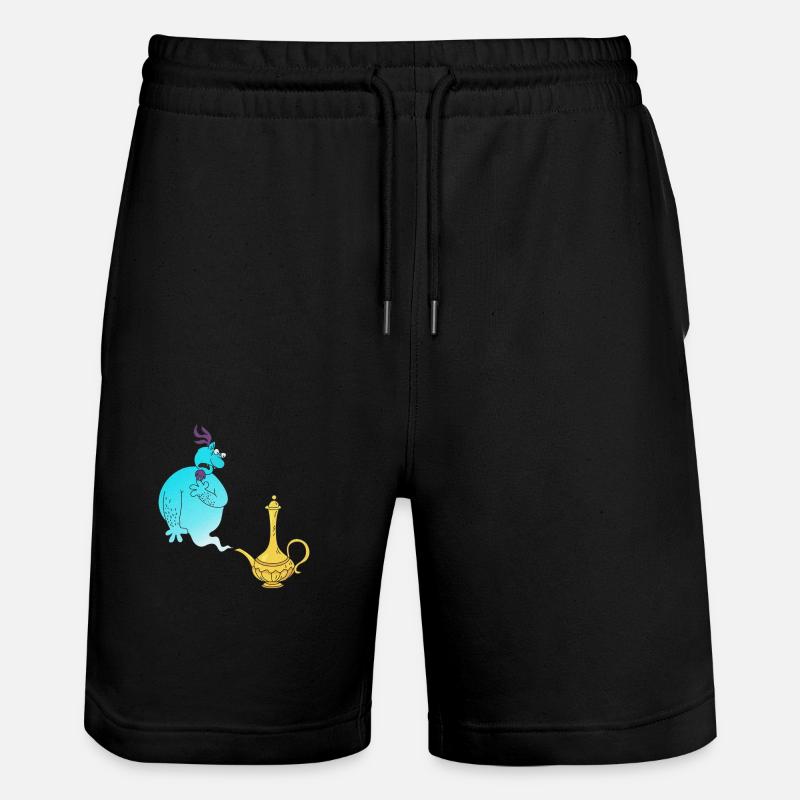 Gini Magic Lamp Génie - Short de jogging bio TRAINER Stanley/Stella unisexe - noir