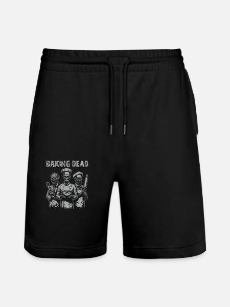 Baking Dead - backende Zombies - Stanley/Stella Trainer Unisex Organic Jogging Shorts - black