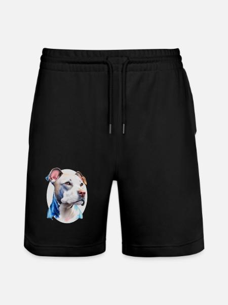 Staff - Stanley/Stella Trainer Unisex Organic Jogging Shorts - black