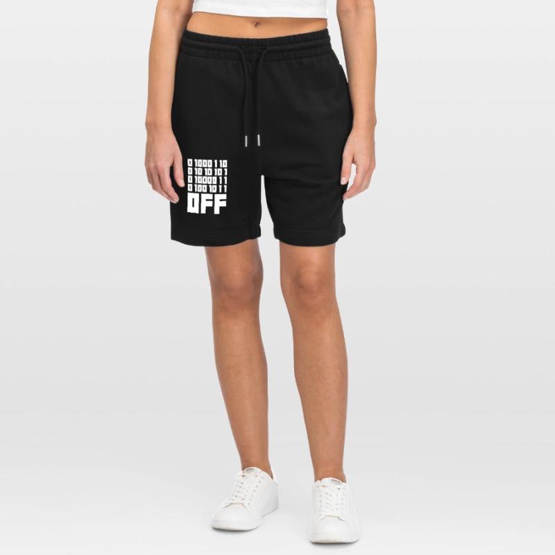 Binary Code F**k OFF – Humour Nerd & Geek Code Short de jogging bio TRAINER Stanley/Stella unisexe