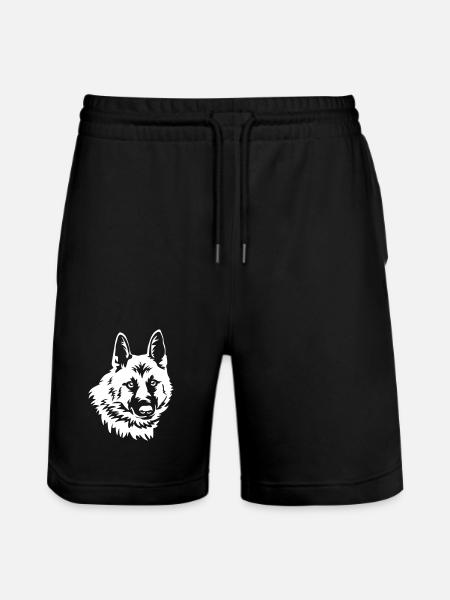 Hällefors Elkhound "Black Edition" - Stanley/Stella Trainer Unisex Organic Jogging Shorts - black
