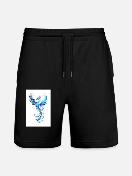 Phoenix of Renewal - Stanley/Stella Trainer Unisex Organic Jogging Shorts - black