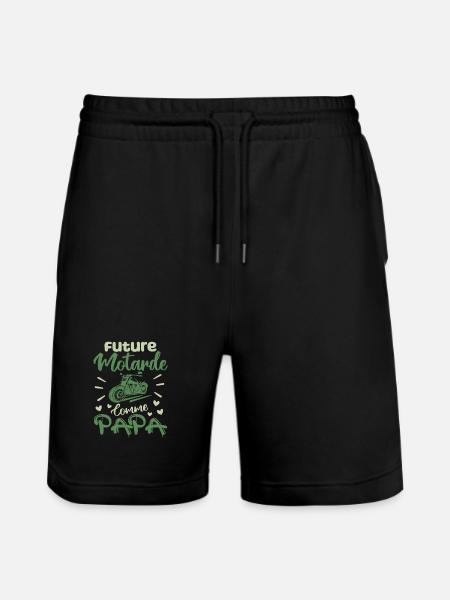 Future Motarde Comme Papa - Short de jogging bio TRAINER Stanley/Stella unisexe - noir