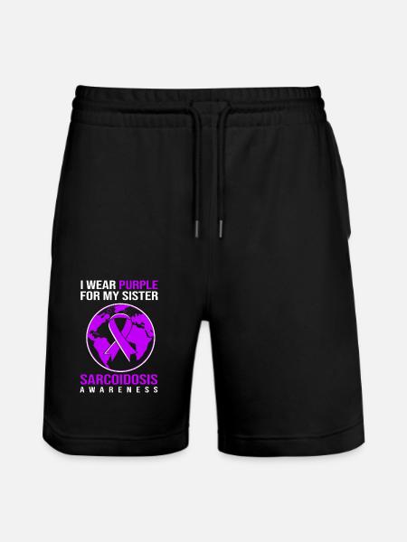 Sarcoidosis Nurse - Stanley/Stella Trainer Unisex Organic Jogging Shorts - black