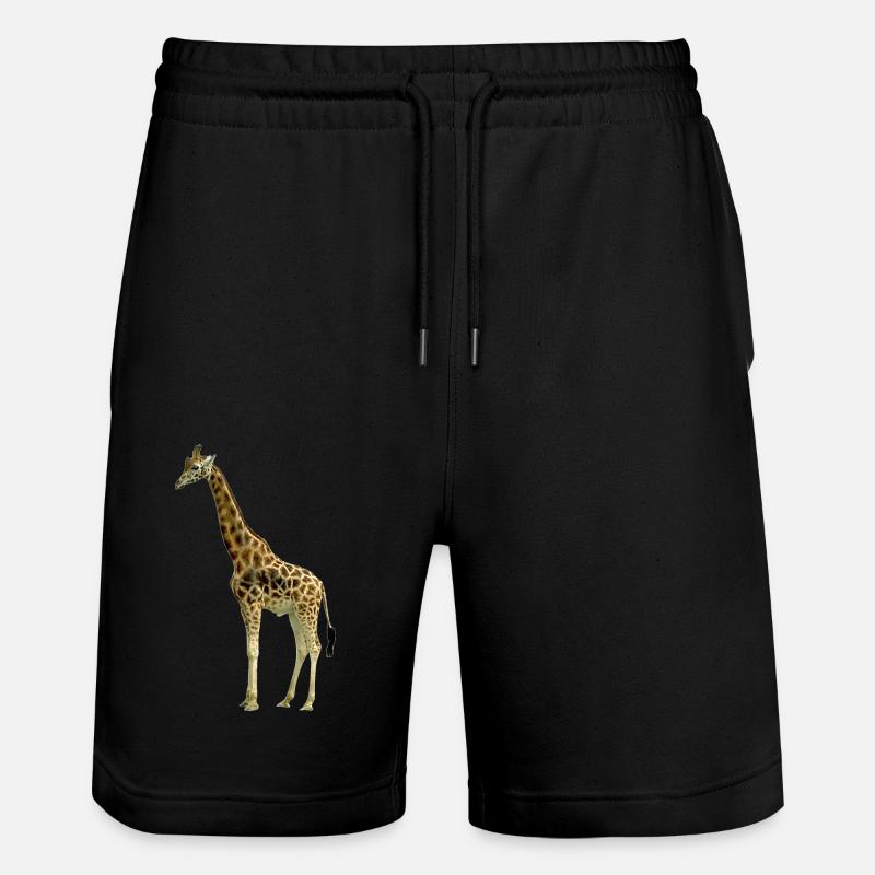 Giraffa - Short de jogging bio TRAINER Stanley/Stella unisexe - noir