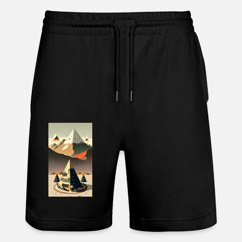 Mountain - Short de jogging bio TRAINER Stanley/Stella unisexe - noir