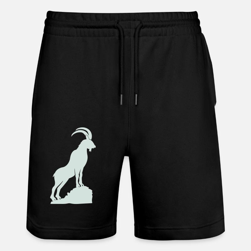 Capricorne 01 - Short de jogging bio TRAINER Stanley/Stella unisexe - noir