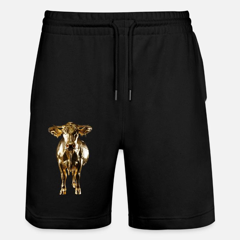 Vache - Short de jogging bio TRAINER Stanley/Stella unisexe - noir