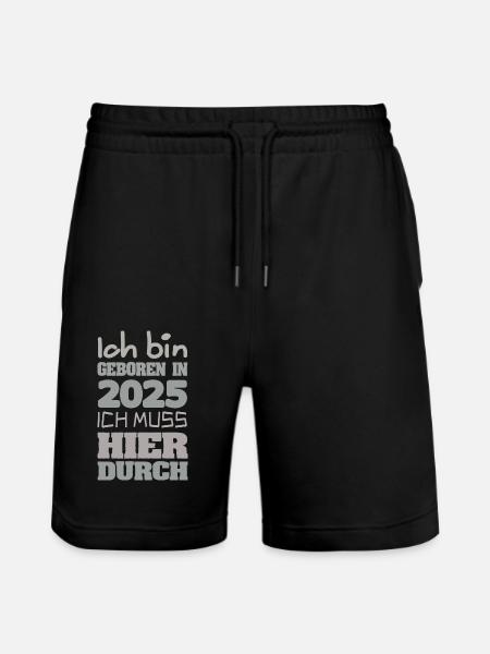 Bin 2025 - Stanley/Stella Trainer Unisex Organic Jogging Shorts - black