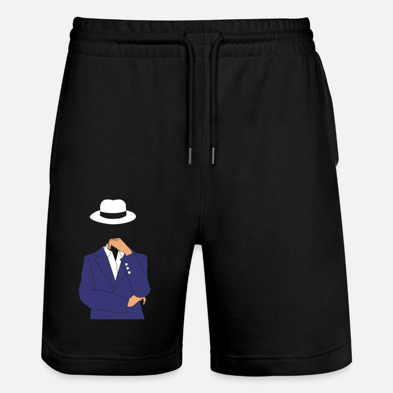 Cybersecurity Cyber Programmer Hacker - Stanley/Stella Trainer Unisex Organic Jogging Shorts - black