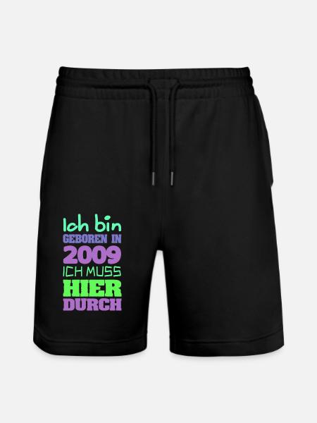 in 2009 - Stanley/Stella Unisex Bio Joggingshorts Trainer - Schwarz