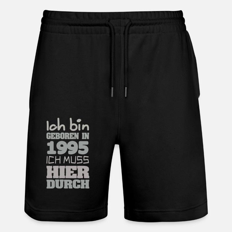 Je suis en 1995 - Short de jogging bio TRAINER Stanley/Stella unisexe - noir