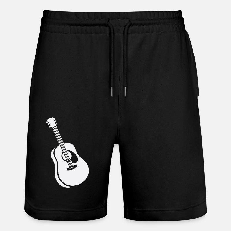 gitarre - Stanley/Stella Unisex Bio Joggingshorts Trainer  - Schwarz