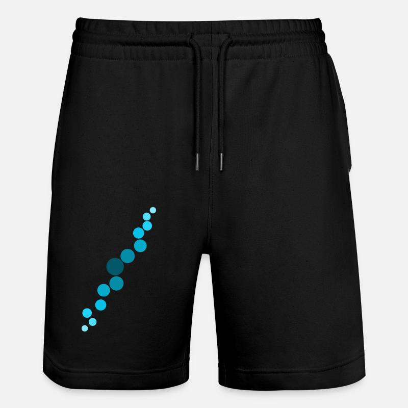 Blaue Blasen - Stanley/Stella Unisex Bio Joggingshorts Trainer  - Schwarz